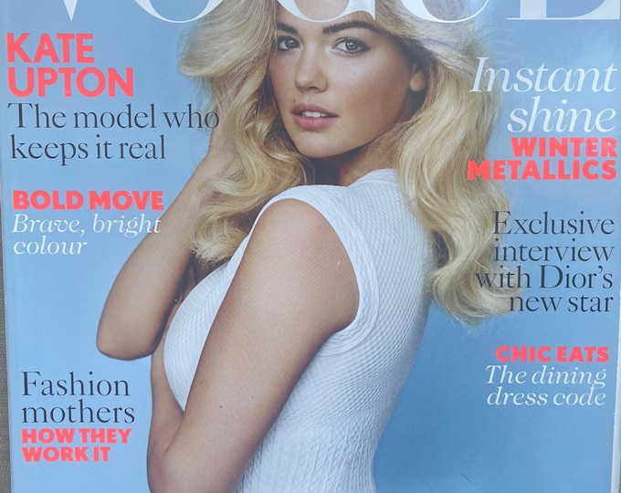 Pre-owned Vogue magazine January 2013 - cover Kate Upton
