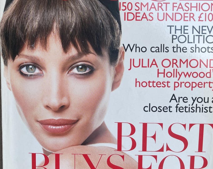 Pre-Owned Vogue magazine 1995 - cover Christy Turlington