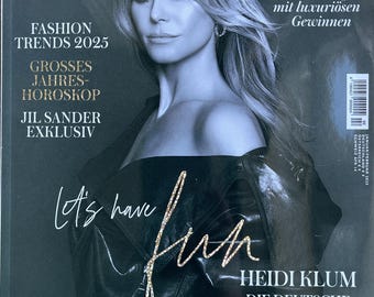 Pre-Owned Fashion magazine MADAME German edition cover Heidi Klum