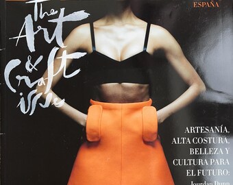 Own a piece of Vogue history -Fashion Magazine Spain Bazaar- The art & craft issue - Photography Fashion Models - Editorials
