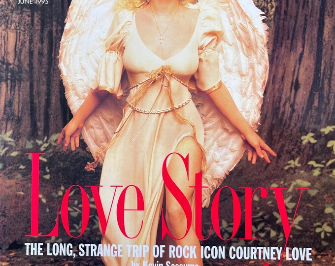 For Women who read fashion -Fashion rare magazine VANITYFAIR 1995  cover Courtney Love!