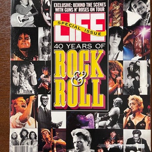 Vintage rare LIFE Magazine 1992 Rock & Roll