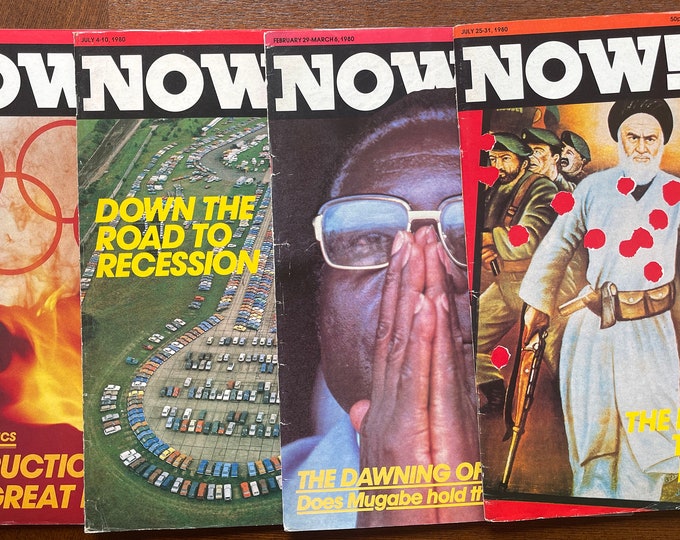 Pre-Owned Vintage Rare NOW! MAGAZINES 4 X 1980