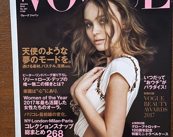 Vogue Japan magazine cover Lilly Rose Depp