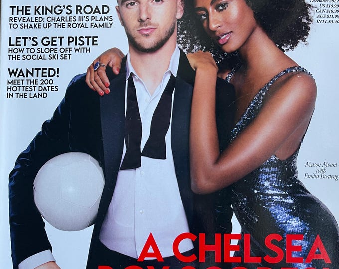 For Women who read fashion -Fashion magazine TATLER cover Mason Mount with Emilia Boateng Iconic style & Photography