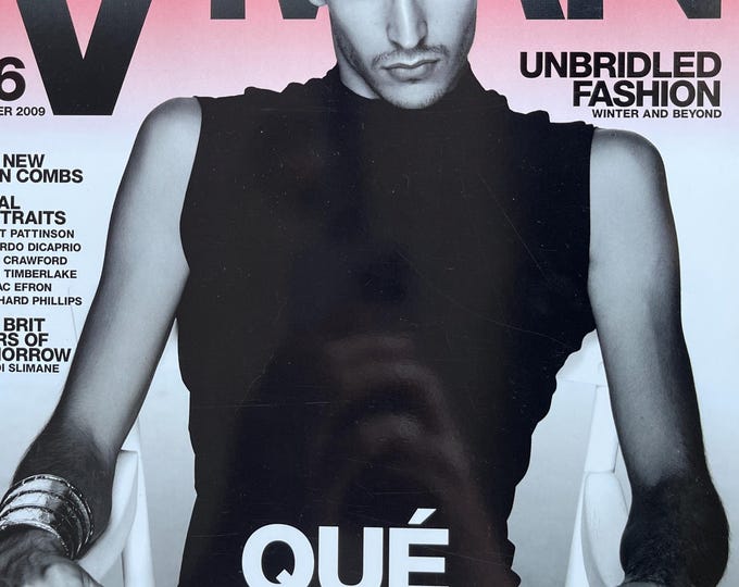 For men who read fashion -  rare  men fashion magazine V MAN-Iconic Men's Fashion & Style -Collectible Magazine issue