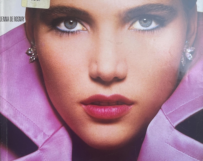Pre-Owned Vintage rare fashion Magazine Vogue Paris March 1985 - Collections haute Couture