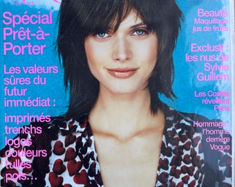 Pre-owned Magazine Vogue Paris 2000 - cover Malgosia - Iconic style & Cover Photography Fashion Models Collectible Issue!