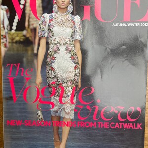 Pre-Owned magazine Vogue supplement 2012 - in association with Kurt Geiger - The Vogue View