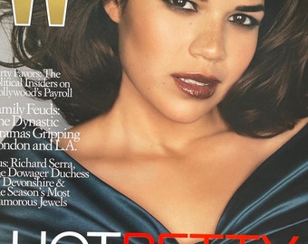 Style Inspiration - unique rare fashion magazine W cover Hot Betty