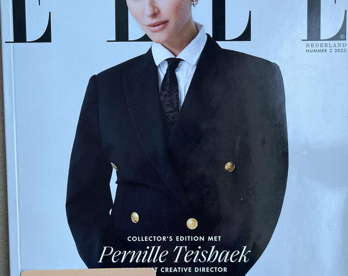 fashion magazine Elle magazine Netherlands - Cover Pernille Teisbaek