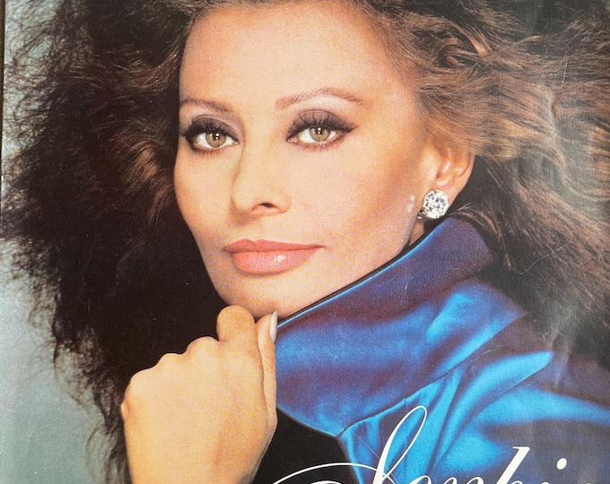 Vintage rare Dutch magazine special SOPHIA LOREN 80s
