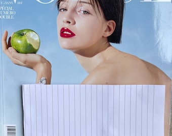 Pre-Owned Vintage magazine Vogue Paris 2000 cover Linda Nyvitova