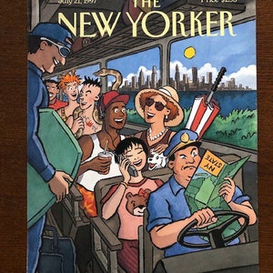 The cover's just the beginning - Magazine The New Yorker Iconic Journalism & Cartoons - Collectible Issue Gift for magazine lovers!