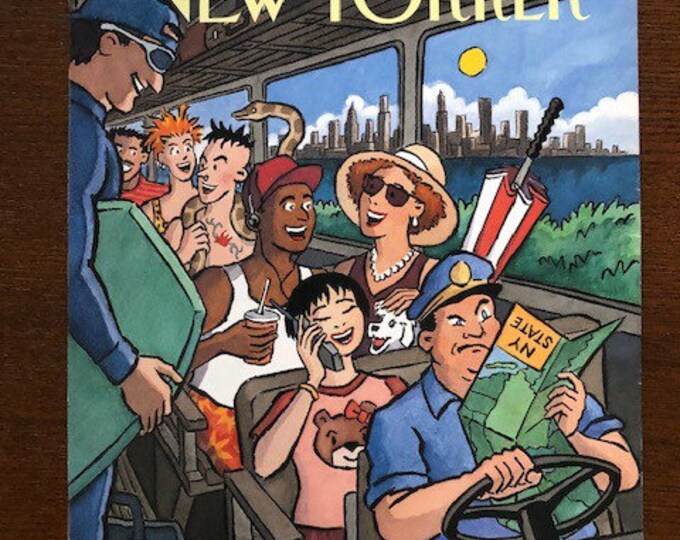 The cover's just the beginning - Magazine The New Yorker Iconic Journalism & Cartoons - Collectible Issue Gift for magazine lovers!