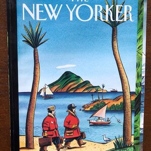 The cover's just the beginning - The New Yorker 2008 Iconic Journalism & Cartoons - Collectible Issue Gift for magazine lovers!