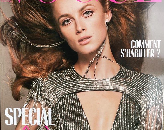 Pre-Owned Unique rare Magazine Vogue Paris 2019 cover Rianne van Rompaey- Iconic style & Cover Photography Fashion Models Collectible Issue!
