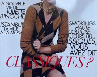 Pre-Owned Magazine Vogue Paris 2008 cover Christy Turlington - Iconic style & Cover Photography Fashion Models Collectible Issue!
