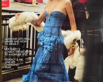 Own a piece of Vogue history -Magazine Vogue British cover Angelina Kendall-Iconic Style Fashion Covers Photography Models & Editorials