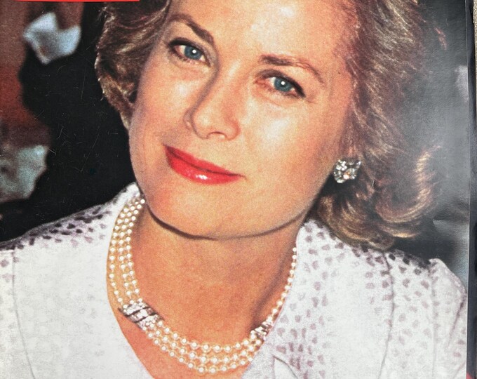 Pre-Owned Vintage rare French magazine Jours de France 1982 Grace Kelly! -unique collectible issue!