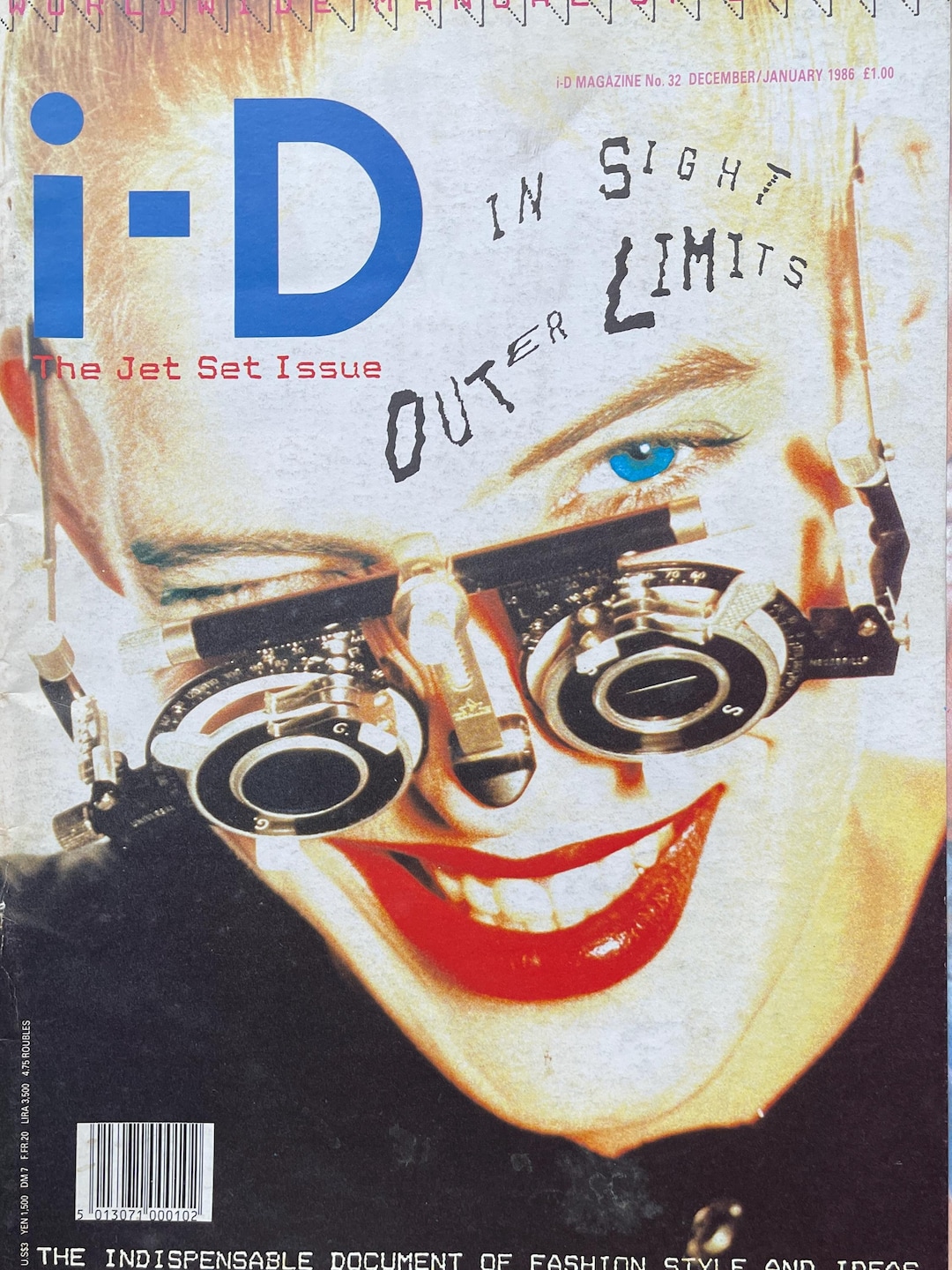 i-D Magazine N°32 Dec 1985 Jan 1986 i-D Magazine No.32, The Jet Set Issue. December/Januari 1986