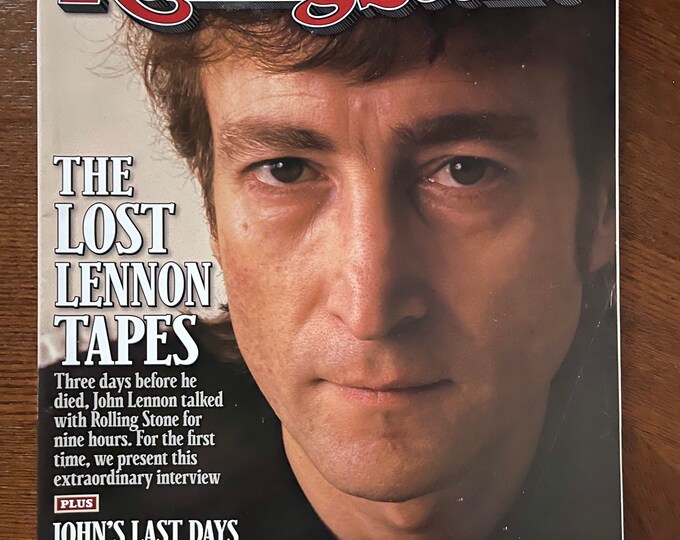 Magazine Rolling Stone cover John Lennon-Vintage Music & Pop Culture - Iconic Interviews - Covers-Collectible Issue-Iconic Music History