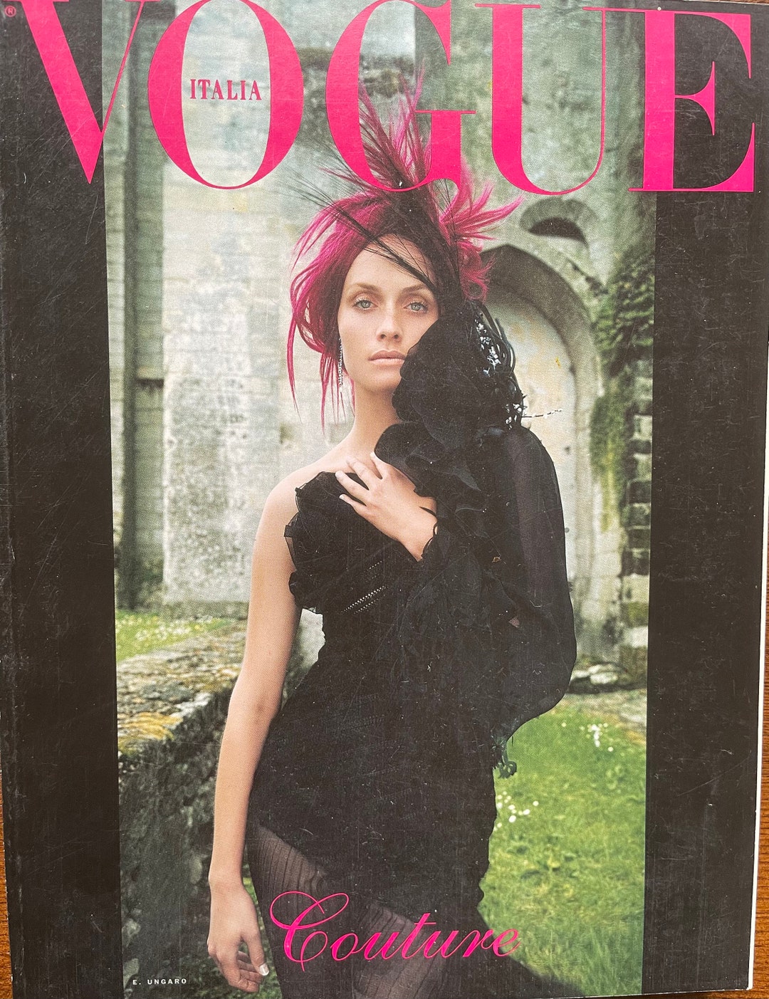 Pre-owned Vogue Italia 2001 Magazine - Cover by Steven Meisel - Etsy