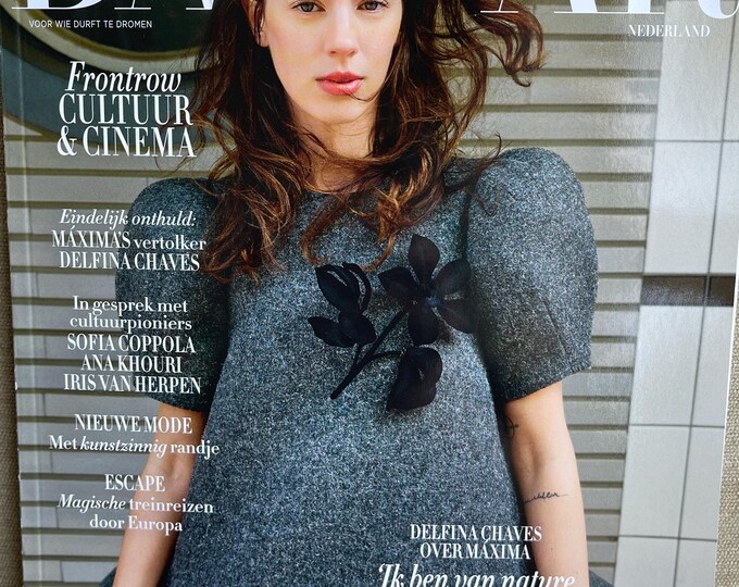 Fashion rare magazine HARPER'S BAZAAR Netherlands cover Delfina Chaves