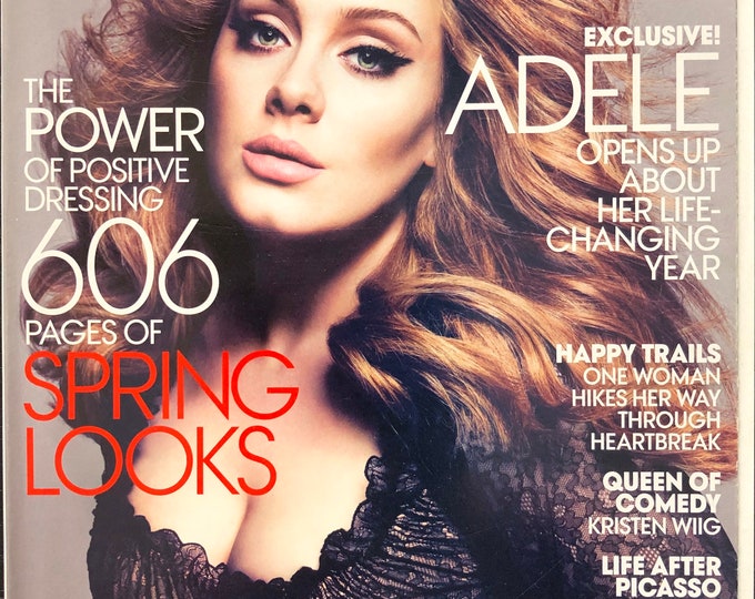 Pre-Owned VOGUE magazine US March 2012 - cover ADELE