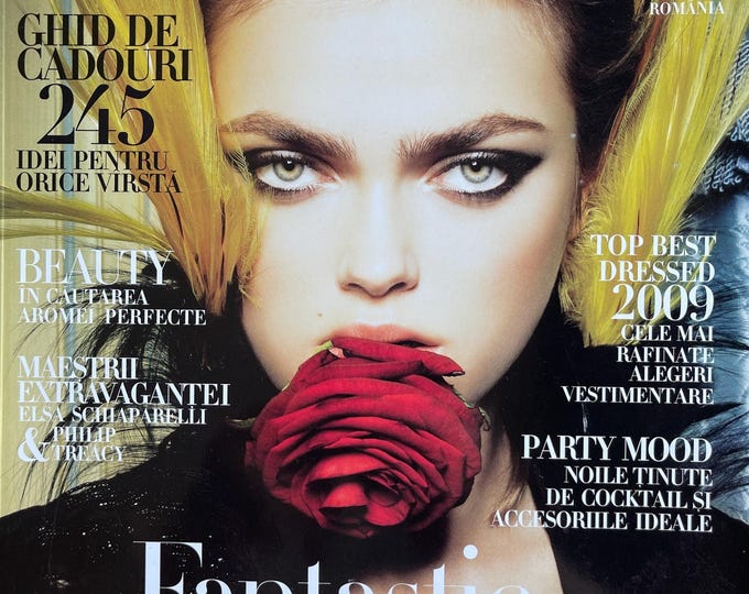 For Women who read fashion -Fashion magazine Harper’s Bazaar Romania, cover Sophie Vlaming