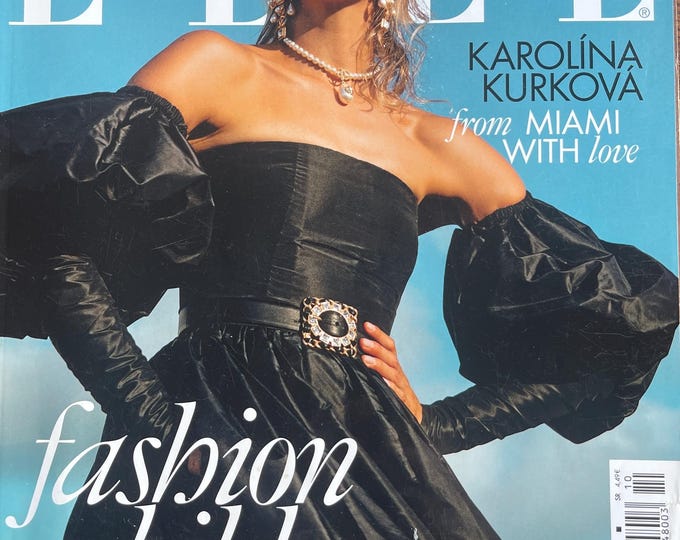 For Women who read fashion -ELLE magazine Czech Republic Karolina Kurkova
