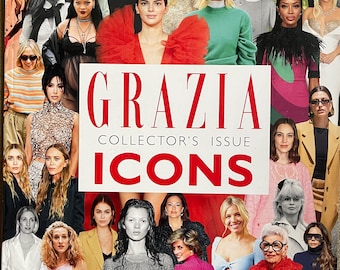 Pre-Owned Fashion magazine Grazia Icons! Issue-Iconic style & Photography Collectible fashion Culture!