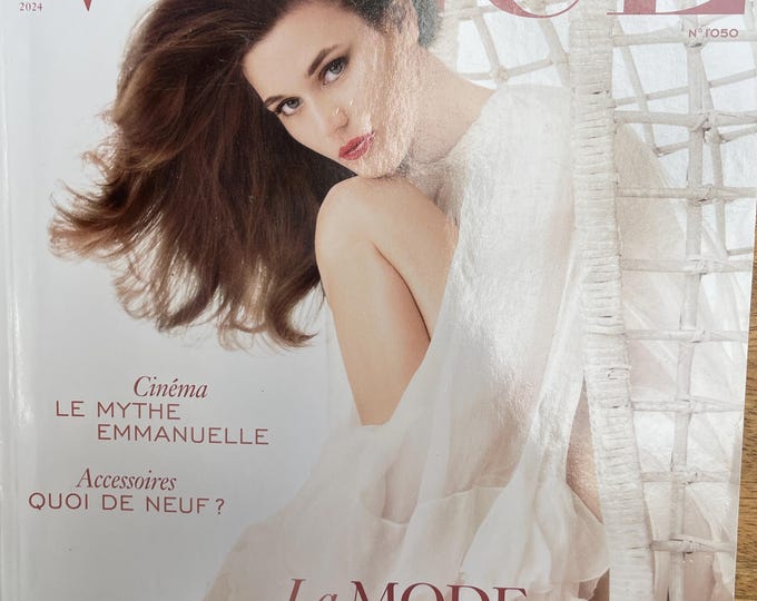 Pre-Owned Magazine Vogue France 2024 cover Pat McGrath - Iconic style & Cover Photography Models Collectible Issue!