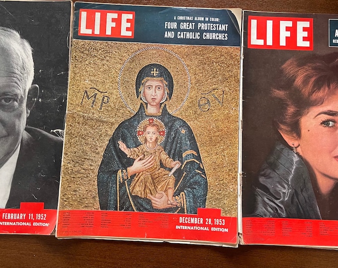 Pre-Owned Life magazine 1952-Vintage American History & Photography - Iconic Cover - Collectible Back Issue