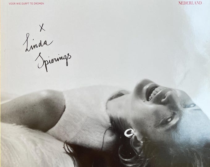 Fashion rare magazine HARPER'S BAZAAR Netherlands cover Linda Spierings