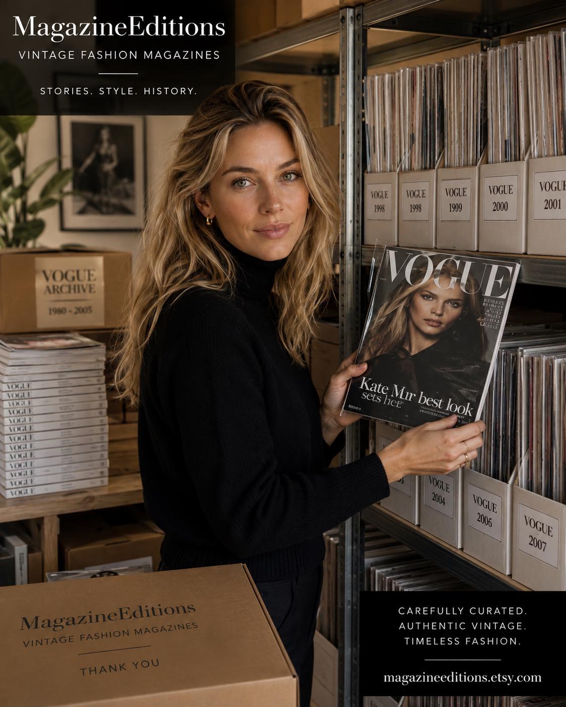 Pre-owned Magazine Vogue British Cover Claire Danes-iconic Style