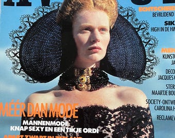 Fashion Culture - Vintage Dutch Fashion Glossy magazine 1991 Vintage Fashion Vintage advertising!