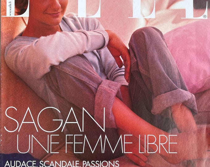 fashion magazine Elle magazine France 2004 cover Sagan Une Femme Libre