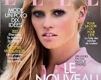 For Women who read fashion -Unique fashion magazine Elle magazine France cover Charlotte willer