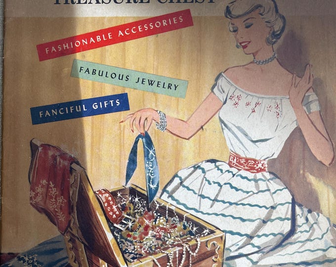 1954 Do-It-Yourself Treasure Chest Fashion Issue magazine