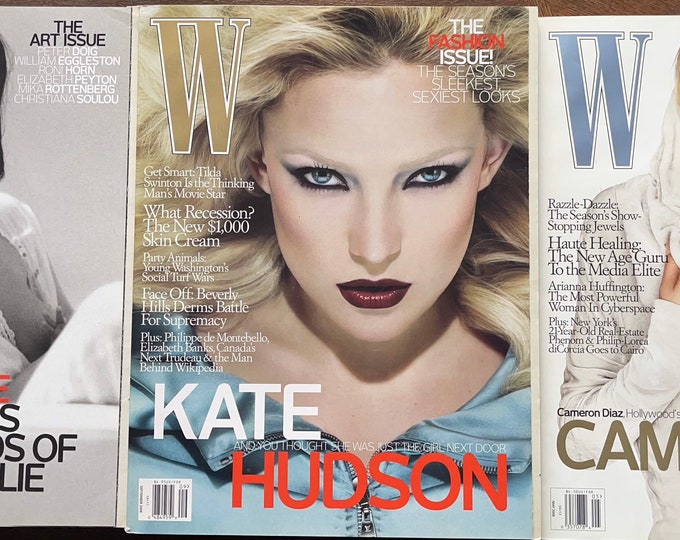 Style Inspiration - Fashion magazines 3x W Cameron Diaz Angelina Jolie Kate Hudson