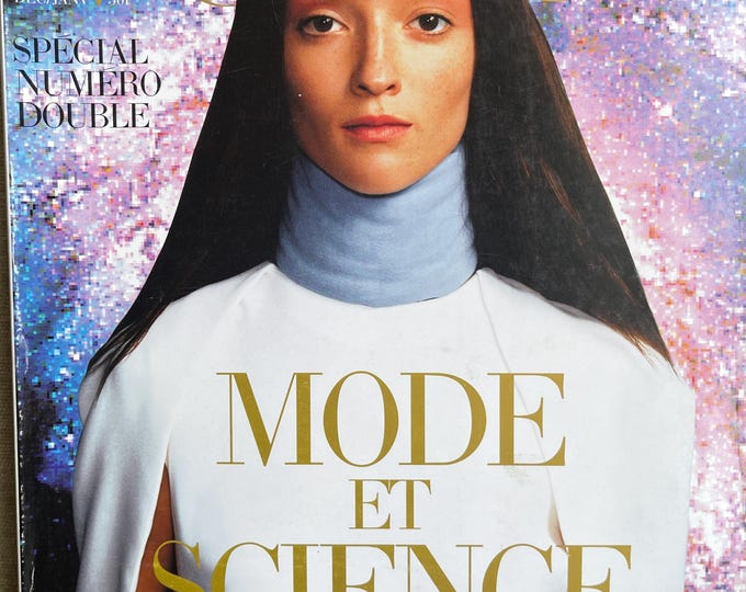 Pre-Owned Vogue magazine Paris December 1998/Jan 1999, Classic Haute couture, Vintage advertising-Iconic style & Cover Photography Fashion