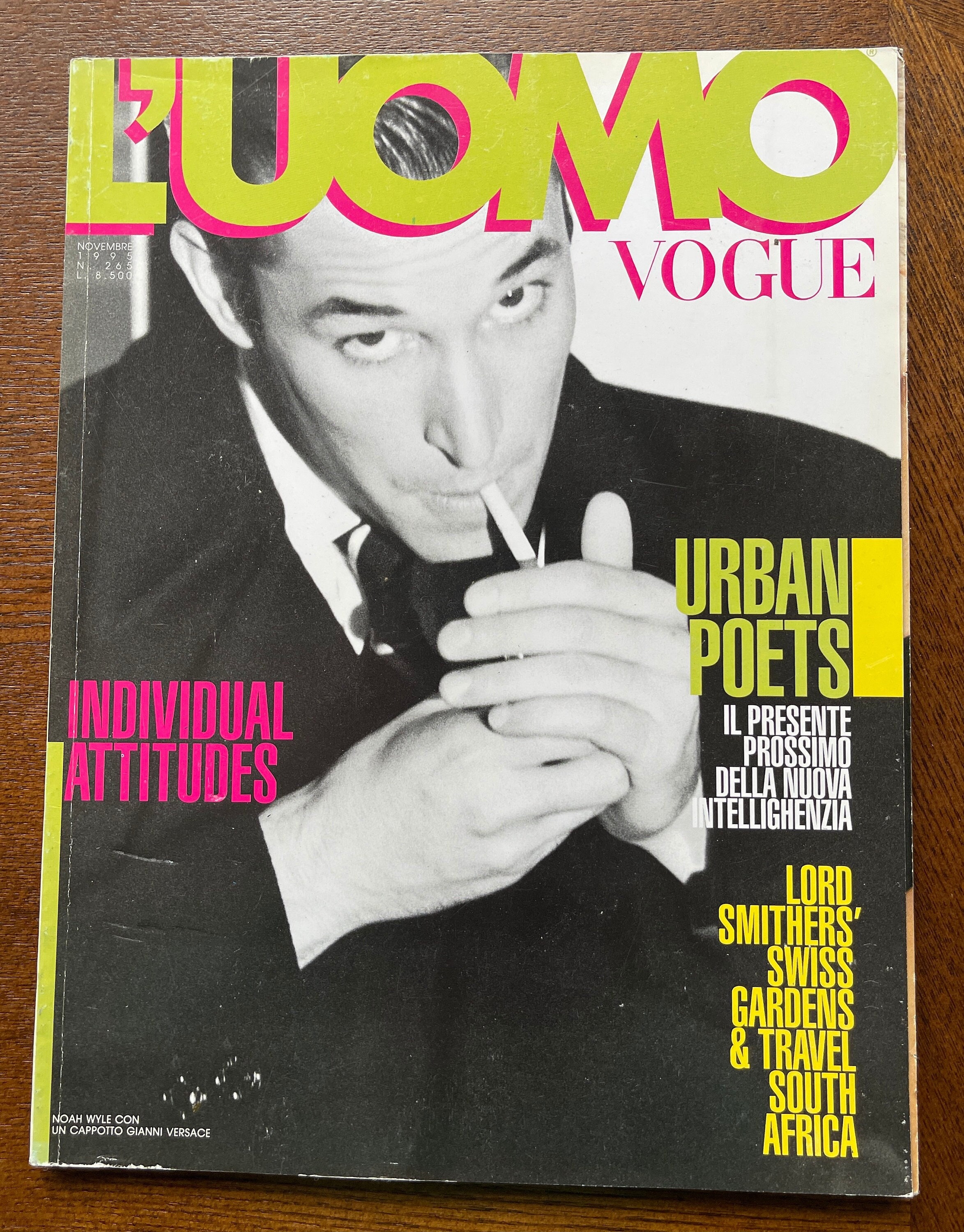 新発売 Vintage Etsy - 1995 VOGUE L'UOMO Magazine その他