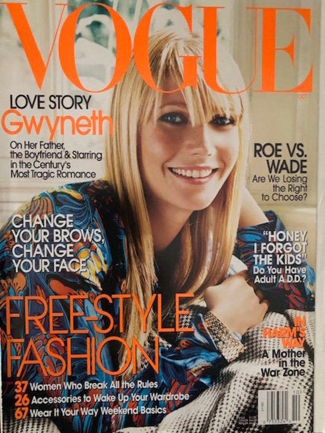 Own a Piece of Vogue History -VOGUE Magazine 2003 Cover Gwyneth-iconic ...