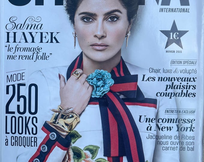 Pre-Owned collectible magazine Citizen K international 2015 - cover Salma Hayek