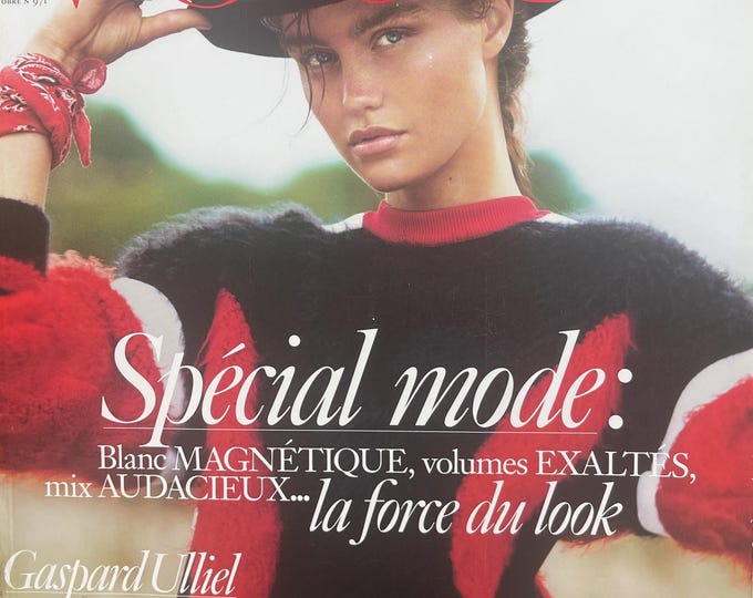 Own a piece of Vogue history magazine Vogue Paris-Iconic style & Cover Photography Fashion Models Collectible Issue!