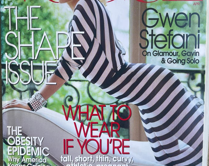 Vogue magazine UK April 2004 cover Gwen Stefani-Iconic Style Fashion Covers Photography Models & Editorials