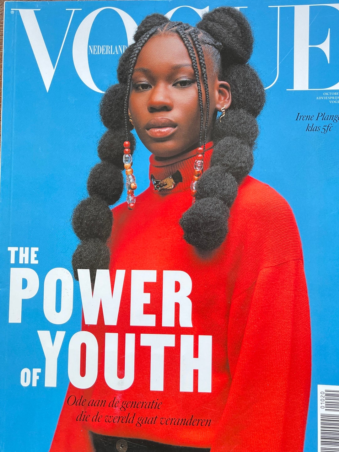 Pre-owned Fashion Magazine Vogue Netherlands Cover Irene Plange
