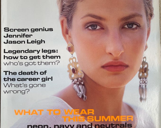 Vogue MAGAZINE 1994 cover Jennifer Jason Leigh