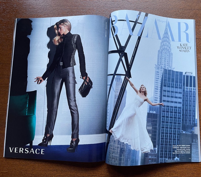 Omslagsbild för begagnad tidskrift Harper's Bazaar KATE WINSLET bild 3